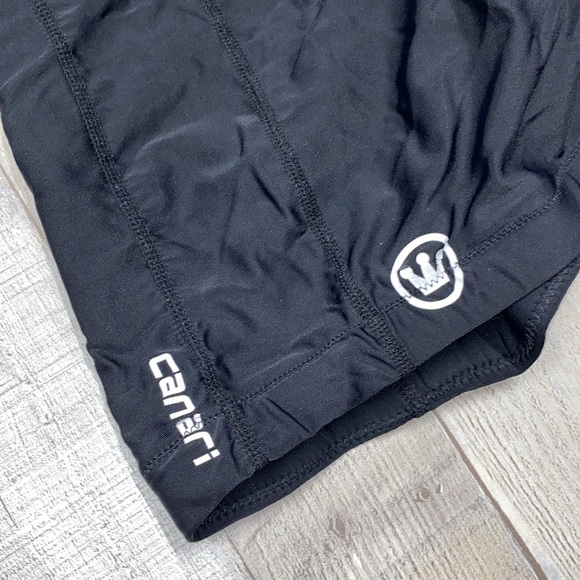 Canari black biker shorts size XLarge - Picture 3 of 7